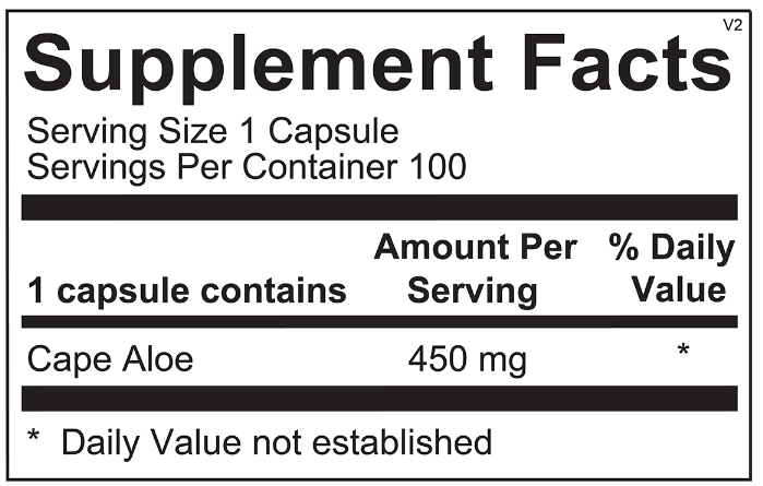 Bowel Support Aloe 450