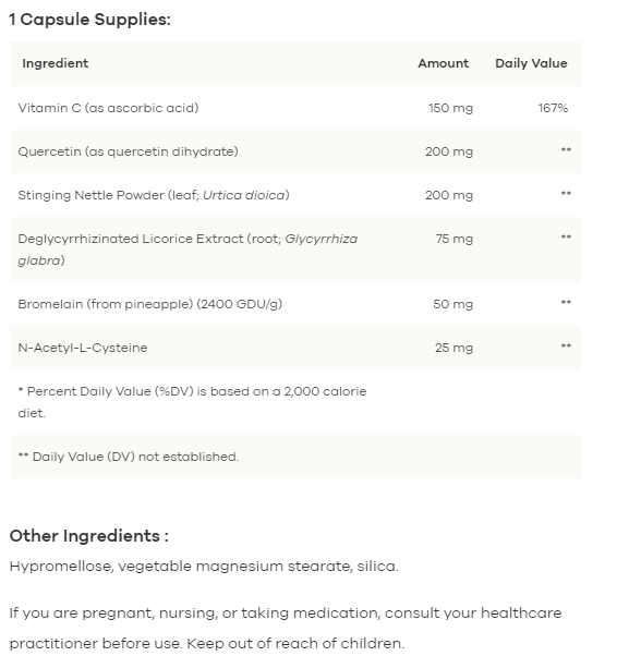 Natural Sinus and Respiratory Support