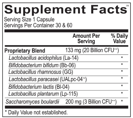 Probiotic Plus with Saccharomyces Boulardii